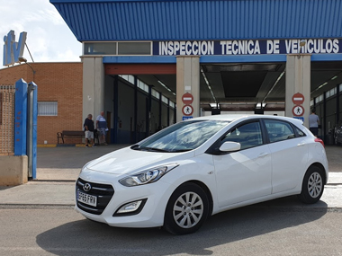 Hyundai i30 passes import test first time in Murcia Hyundai i30 outside ITV